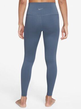 NIKE Yoga Dri-FIT High Waisted 7/8 Leggings // Diffused Blue // Size XS